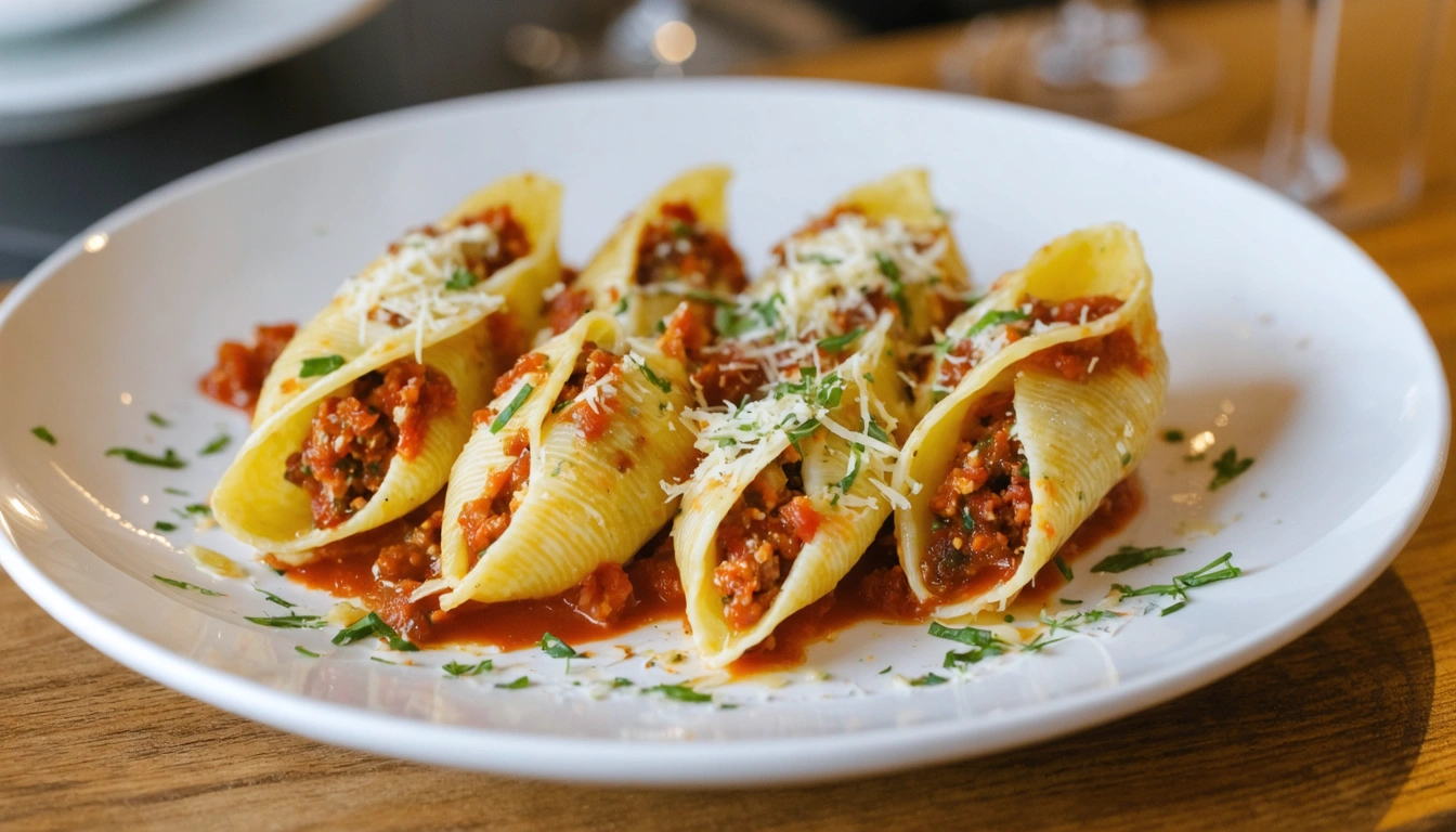 conchiglioni ripieni al forno